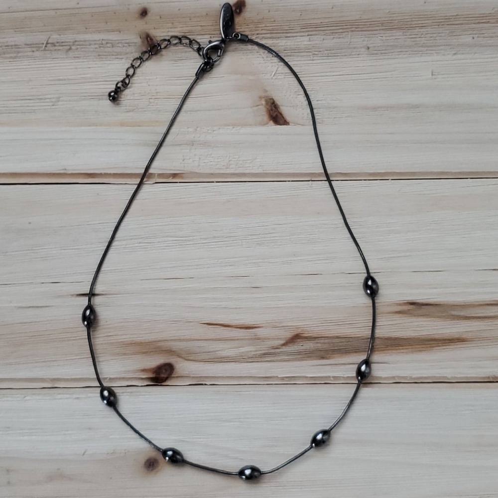 Black beaded chain
